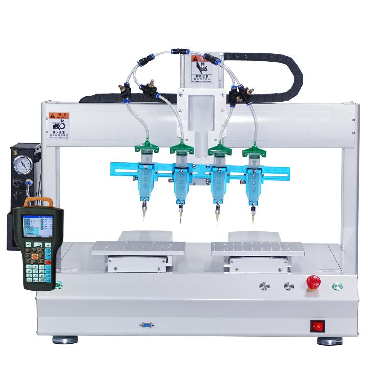 固科/Glueforce? 雙工位四頭針筒式精密點(diǎn)膠機(jī)TZ-DJ5331D-漢高達(dá)