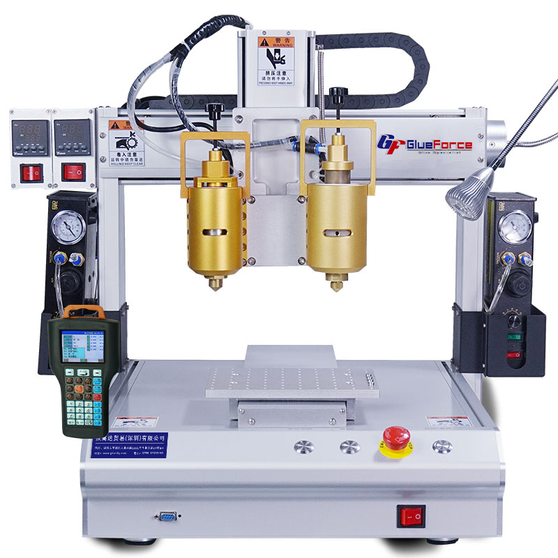 固科/Glueforce三軸雙頭熱熔自動點膠機GW331S-漢高達