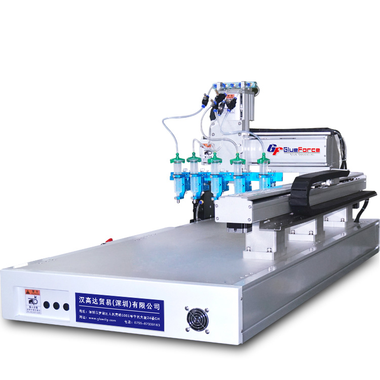 固科/Glueforce定制l非標(biāo)四頭針筒點(diǎn)膠機(jī)TZ-DJ1000-漢高達(dá)